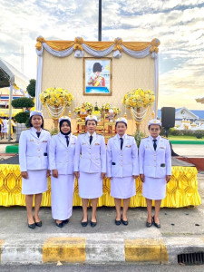 กิจกรรมเฉลิมพระเกียรติพระบาทสมเด็จพระเจ้าอยู่หัวเนื่องในโอกาสวันเฉลิมพระชนมพรรษา 28 กรกฎาคม 2568 ณ บริเวณหน้าสำนักงานเทศบาลเมืองชุมพร อำเภอเมืองชุมพร จังหวัดชุมพร ... พารามิเตอร์รูปภาพ 1