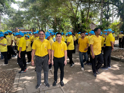 กิจกรรมจิตอาสาเนื่องในวันเฉลิมพระชนมพรรษาพระบาทสมเด็จพระเจ้าอยู่หัว ณ ศูนย์เรียนรู้ตามศาสตร์พระราชา หมู่ที่ 12 ตำบลบางลึก อำเภอเมืองชุมพร จังหวัดชุมพร ... พารามิเตอร์รูปภาพ 1