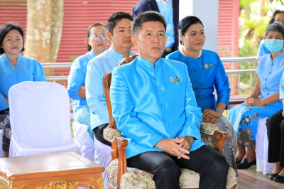 เข้าร่วมพิธีเจริญพระพุทธมนต์ภายใต้โครงการเทิดทูนสถาบันพระมหากษัตริย์ และพระบรมวงศานุวงศ์ จังหวัดชุมพร ประจำปีงบประมาณ พ.ศ.2568 ณ อาคารโอปนยิโก ศูนย์การเรียนรู้ตามศาสตร์พระราชา โครงการพัฒนาพื้นที่หนองใหญ่ตามพระราชดำริ ... พารามิเตอร์รูปภาพ 1