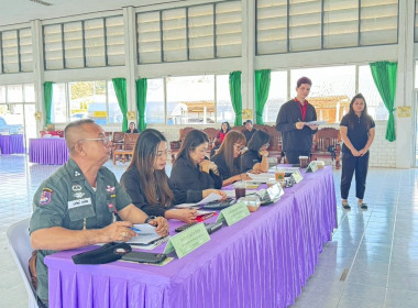 จัดโครงการประกวดการจำลองจัดประชุมคณะกรรมการพร้อมทั้งบันทึกรายงานการประชุม ณ กองกำกับการตำรวจตระเวนชายแดนที่ 41 ต.ขุนกระทิง อ.เมืองชุมพร จ.ชุมพร ... พารามิเตอร์รูปภาพ 7