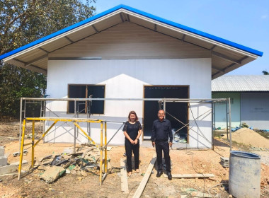 ลงพื้นที่ตรวจติดตามความก้าวหน้างานก่อสร้างตามโครงการก่อสร้างอาคารเก็บพัสดุและป้อมยาม นิคมสหกรณ์หลังสวน จังหวัดชุมพร ... พารามิเตอร์รูปภาพ 2