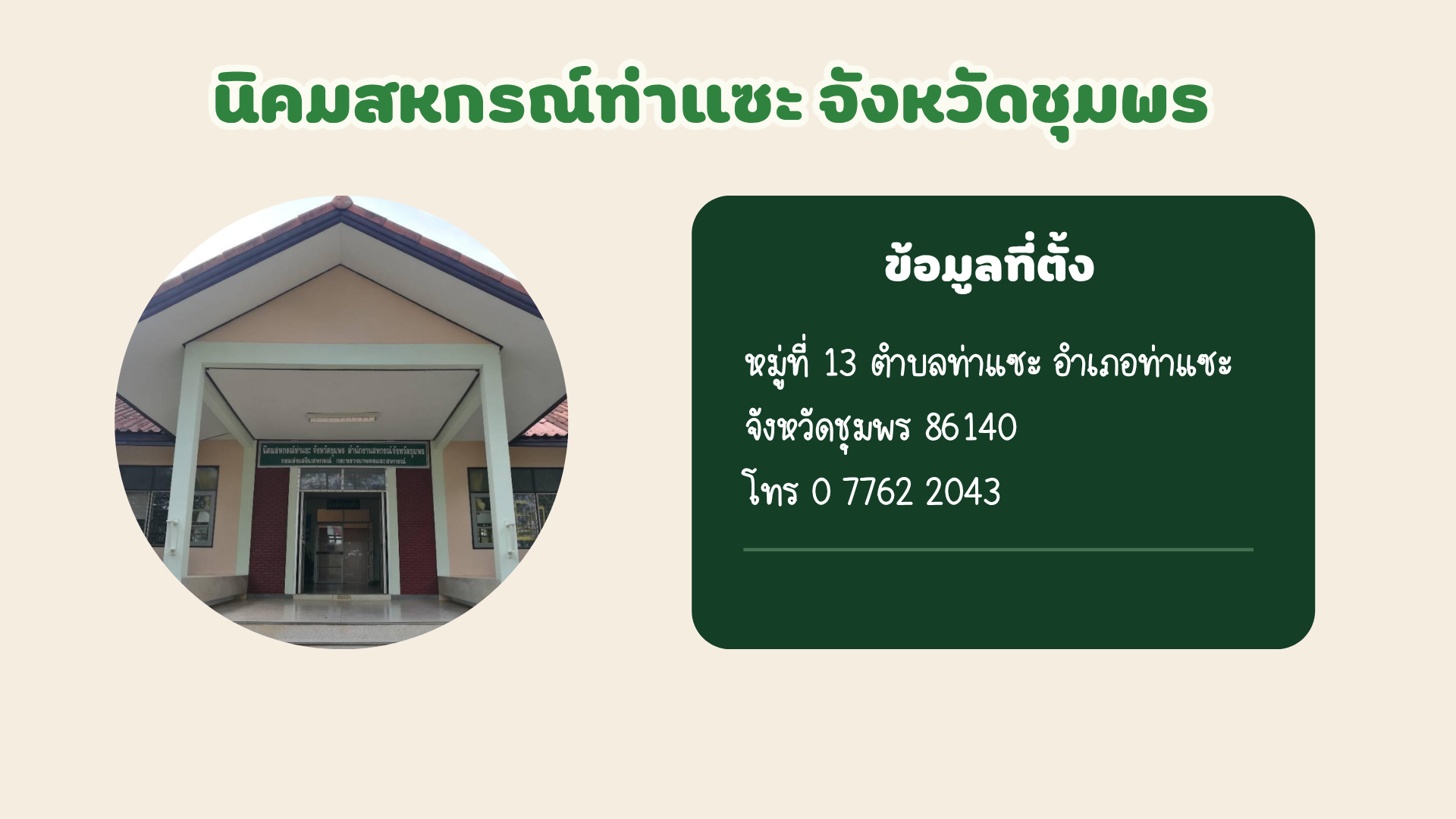 ที่ตั้งท่าแซะ 0
