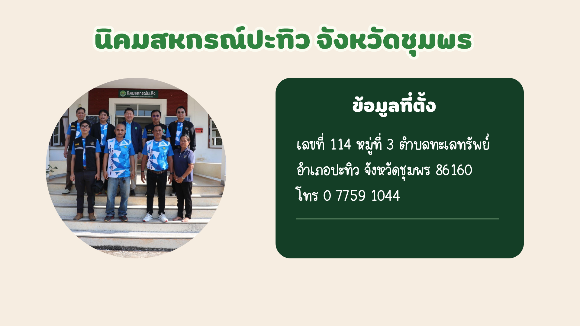 ที่ตั้งปะทิว 0