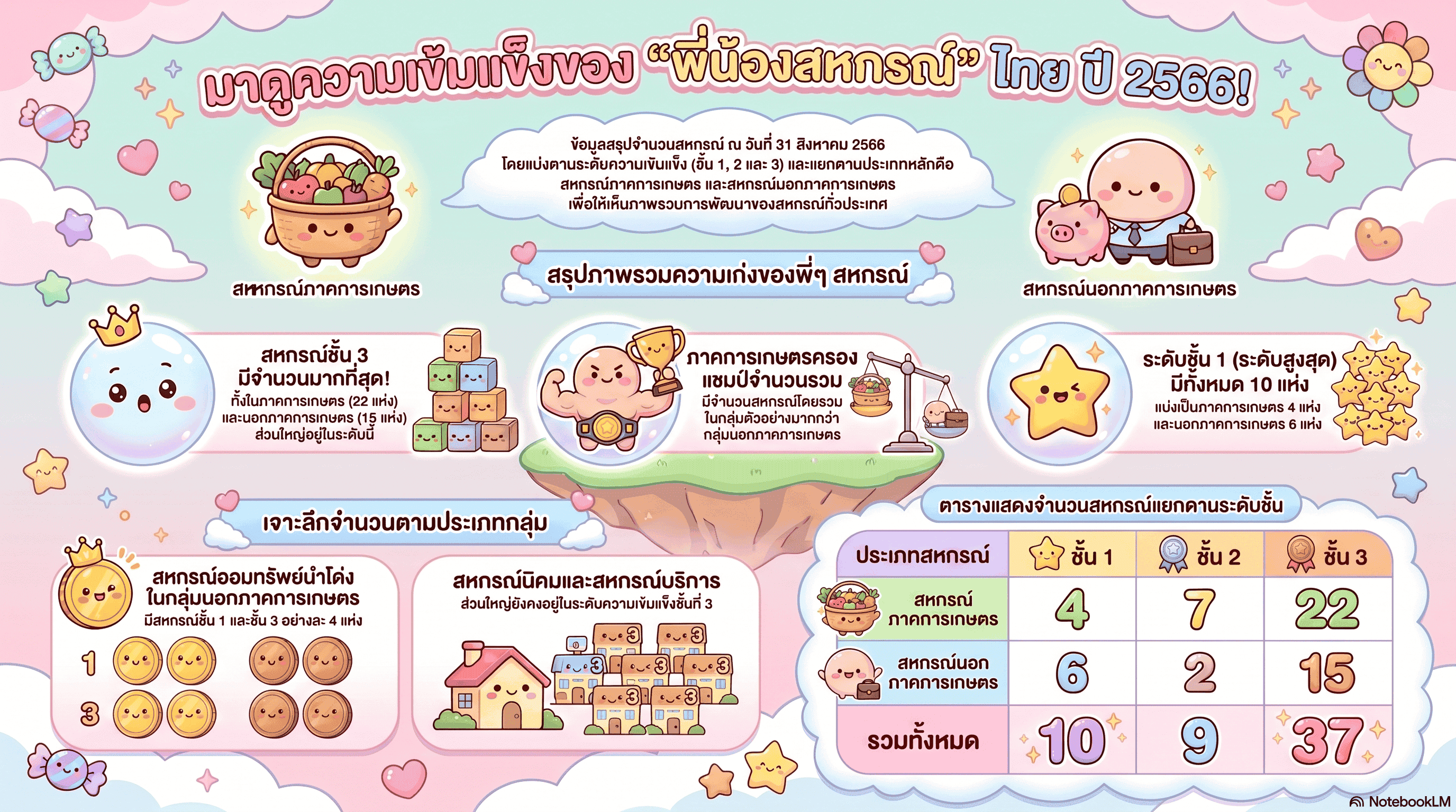 สรุปความเข้มแข็งสหกรณ์ไทยปี 2566 1 1 1