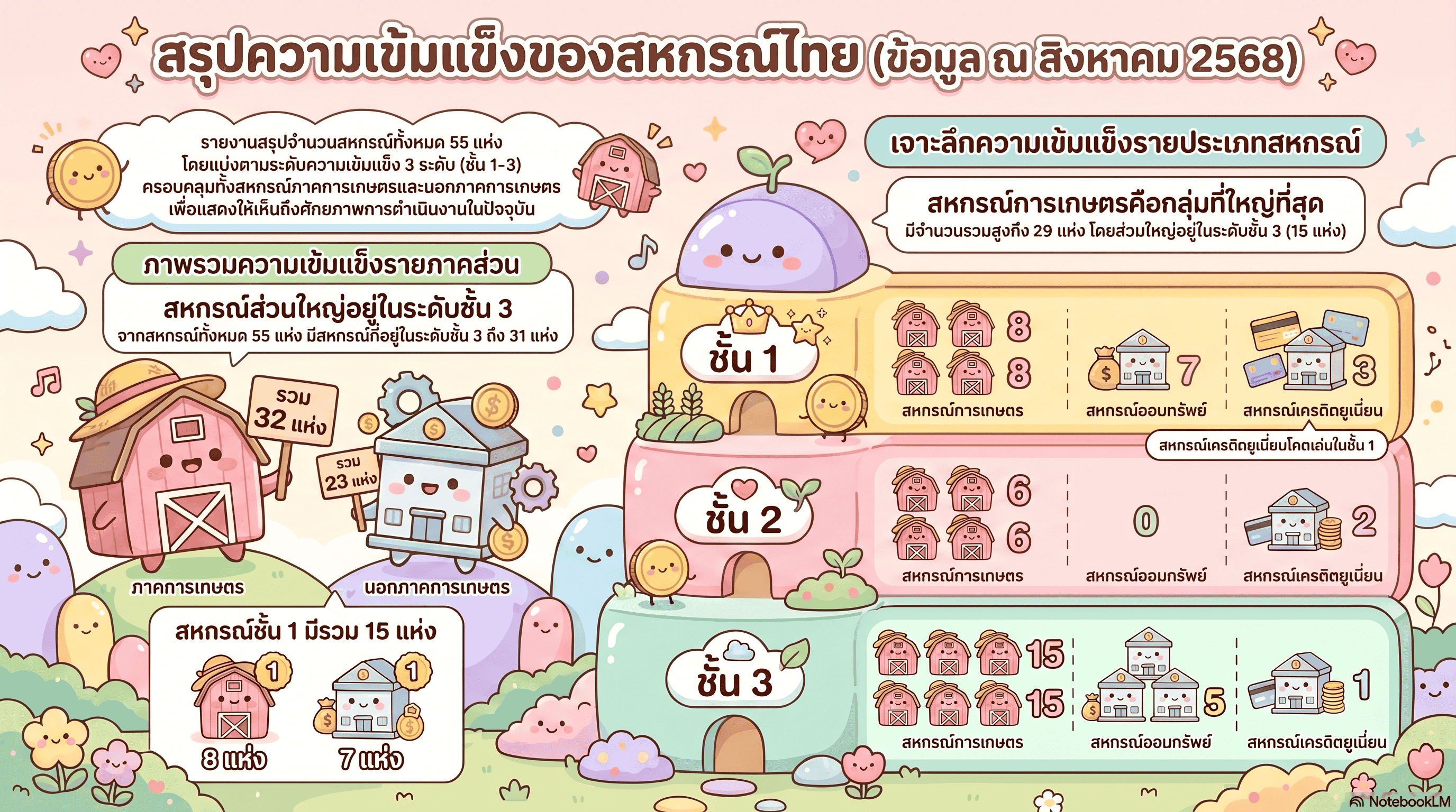 สรุปความเข้มแข็งสหกรณ์ไทยปี 2568 1